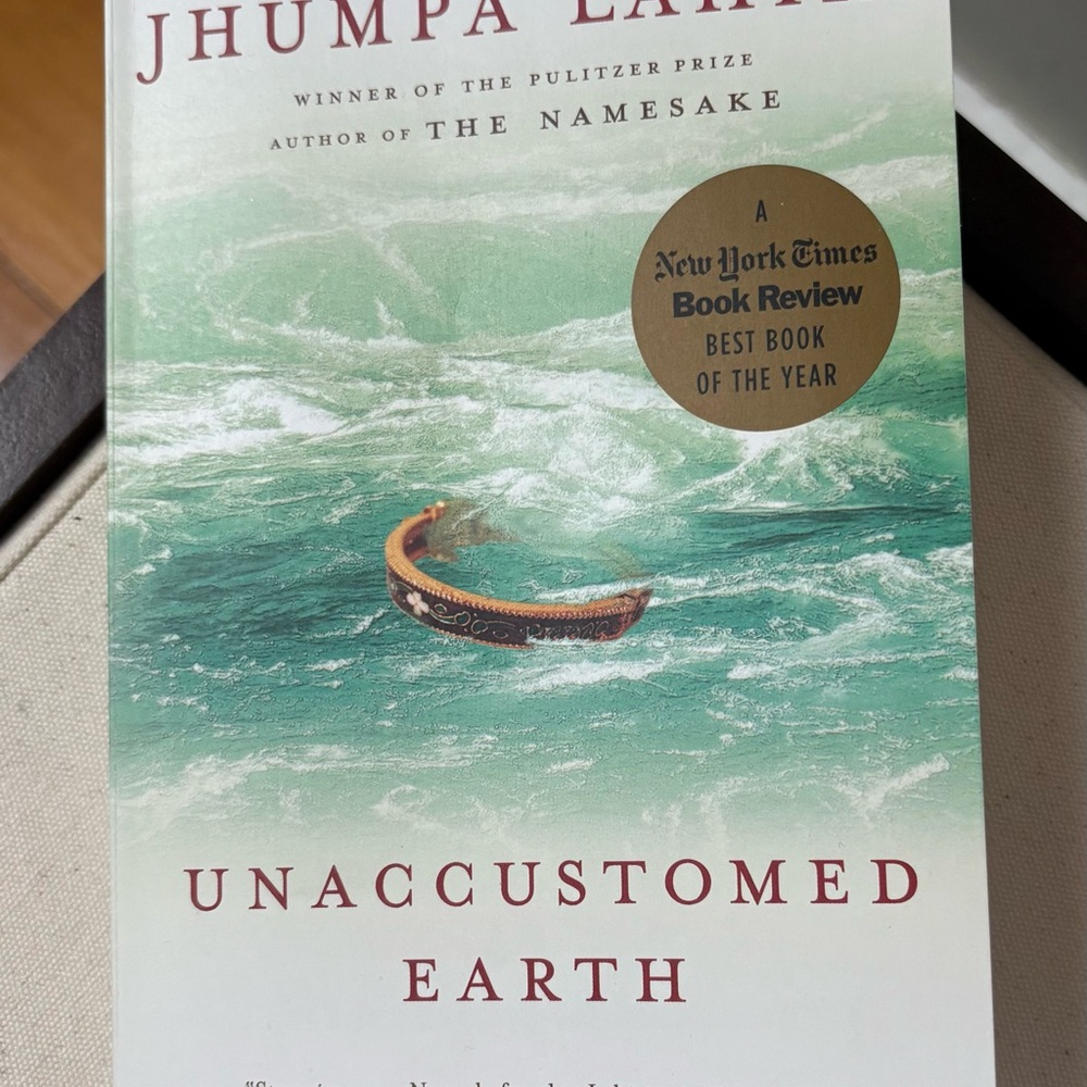 Book: Unaccustomed Earth by Jhumpa Lahiri. 8 Short Stories